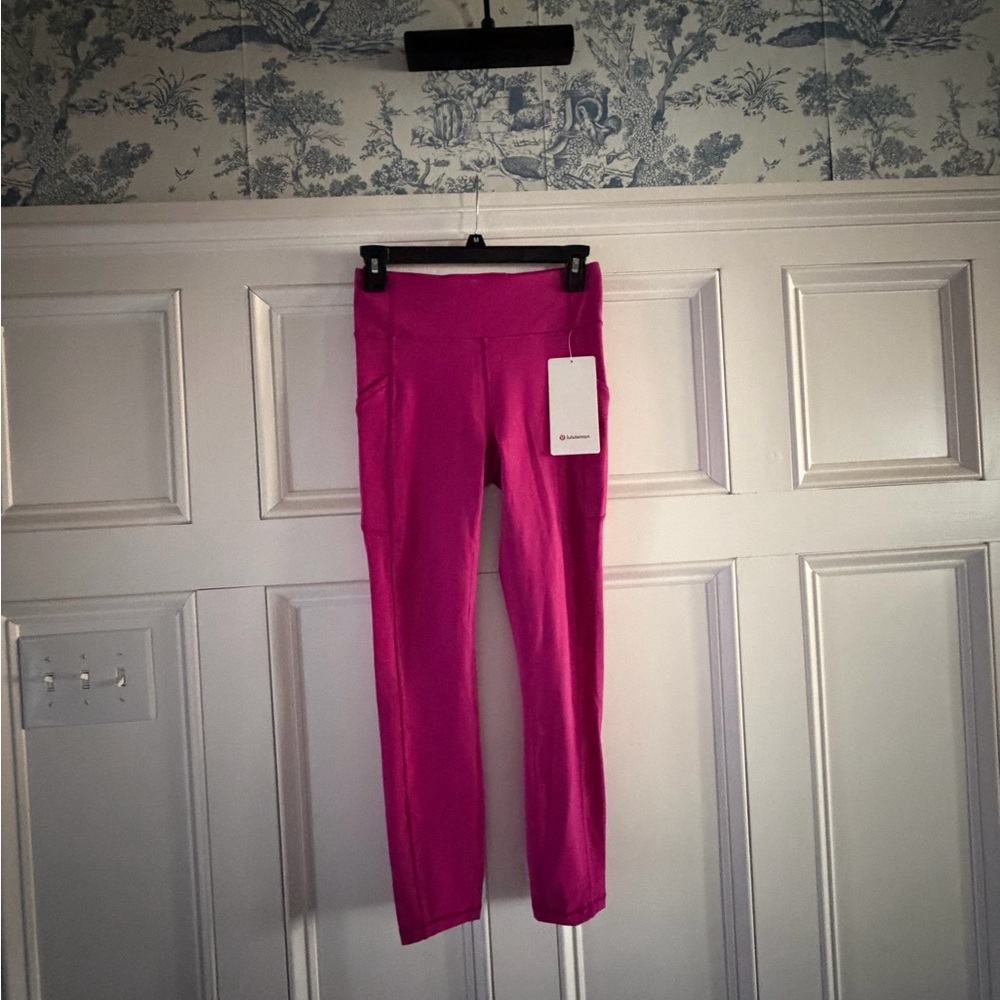 lululemon NWT Invigorate HR 25” Pink Leggings- 6